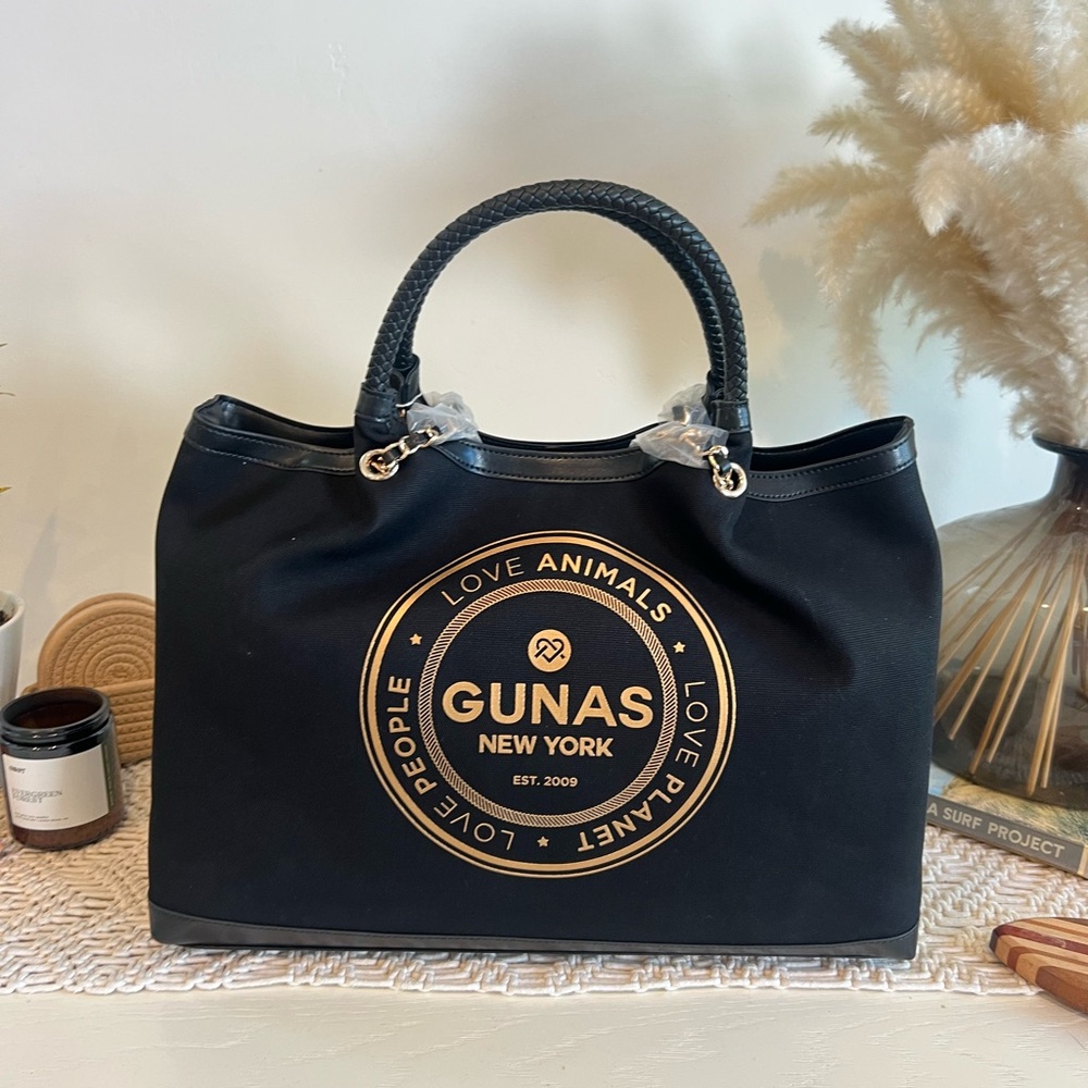NWT Gunas Black tote bag - Picture 2 of 9